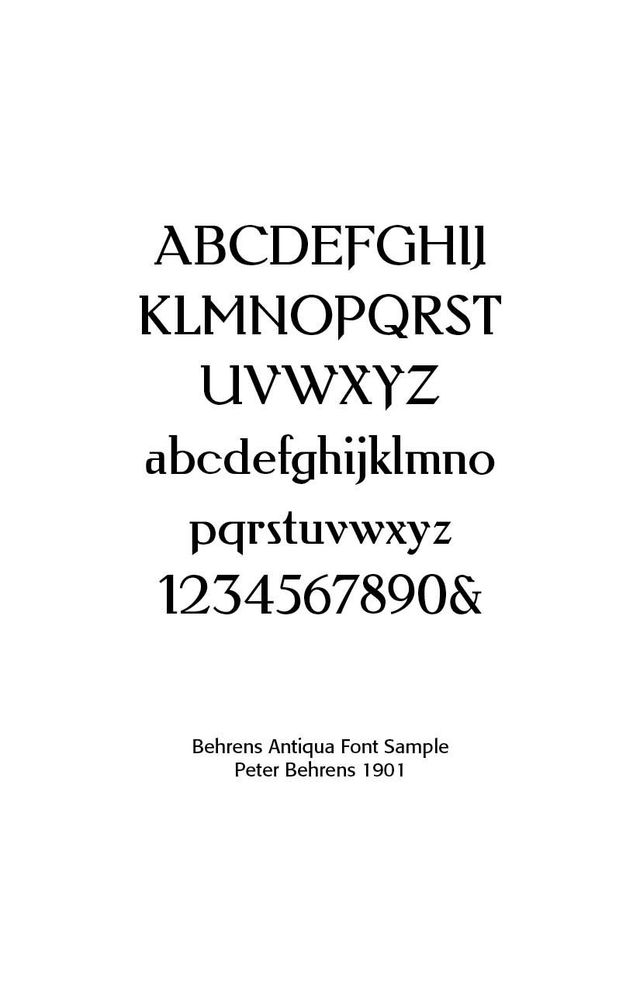 Art Nouveau Typography